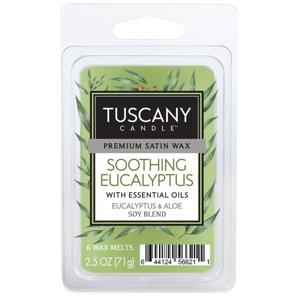 Tuscany Candle Fragrance Bars, Soothing Eucalyptus, 2.5 oz