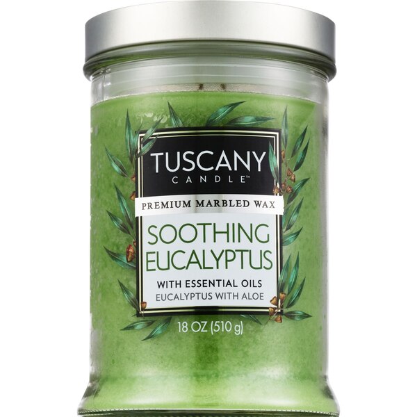Tuscany Candle 2-Wick Candle, Soothing Eucalyptus, 18 oz