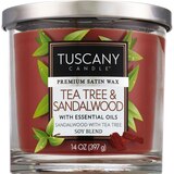 Tuscany Candle Single Pour Candle, Tea Tree & Sandalwood, 14 oz, thumbnail image