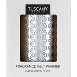Tuscany Candle Table Top Wax Warmer, Galvanized Metal, thumbnail image