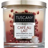 Tuscany Candle Triple Pour 3-Wick Candle, Cafe Au Lait, 14 oz, thumbnail image 1 of 1