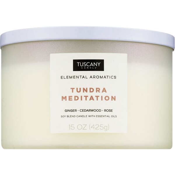 Tuscany Candle 3-Wick Candle, Tundra Meditation, 15 oz