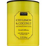 Tuscany Candle 2-Wick Color Splash Candle, Iced Lemon & Coconut, 12 oz, thumbnail image