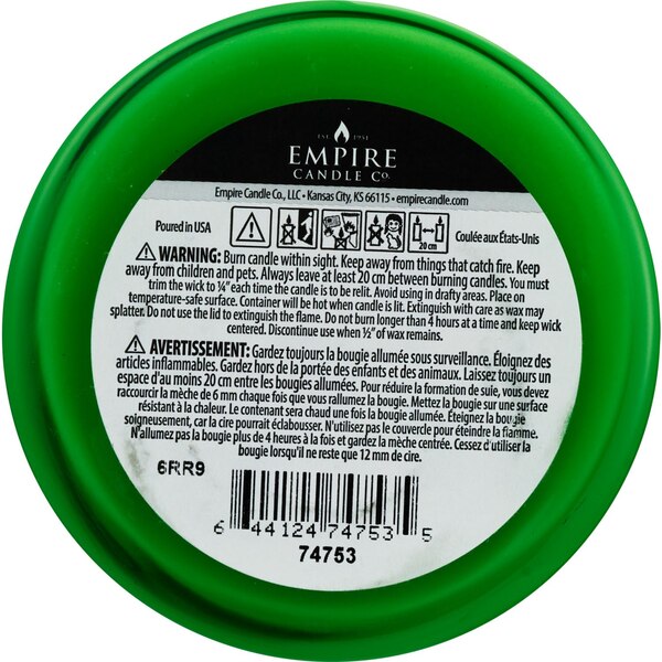 Tuscany Candle 2-Wick Color Splash Candle, Eucalyptus & Aloe, 12 oz