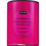 Tuscany Candle 2-Wick Color Splash Candle, Raspberry & Sandalwood, 12 oz, thumbnail image 1 of 2