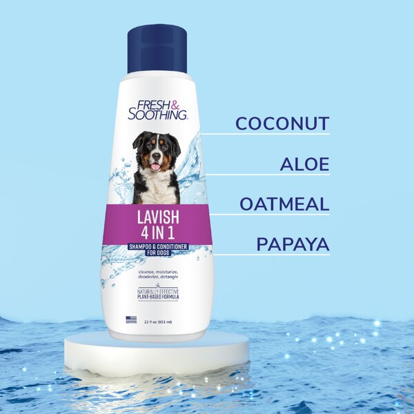 Naturel Promise Lavish 4-in-1 Dog Shampoo-Conditioner, 22 oz