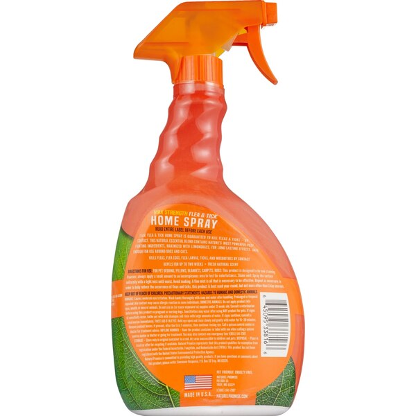 Flick! Max Strength Flea & Tick Home Spray, 32 oz