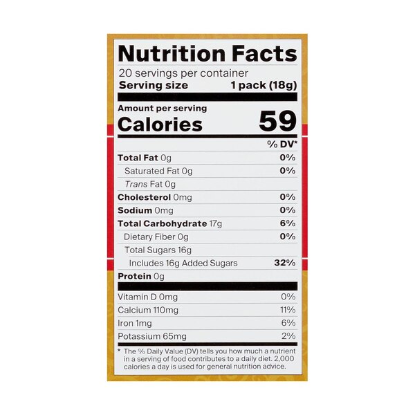 Pocas Honey Ginger Tea Powder Sachets with Date, 20 CT