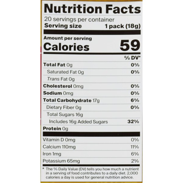 Pocas Honey Ginger Tea Powder Sachets with Date, 20 CT