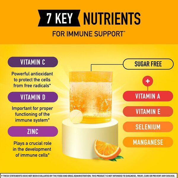 Airborne Original - Tabletas efervescentes de vitamina C