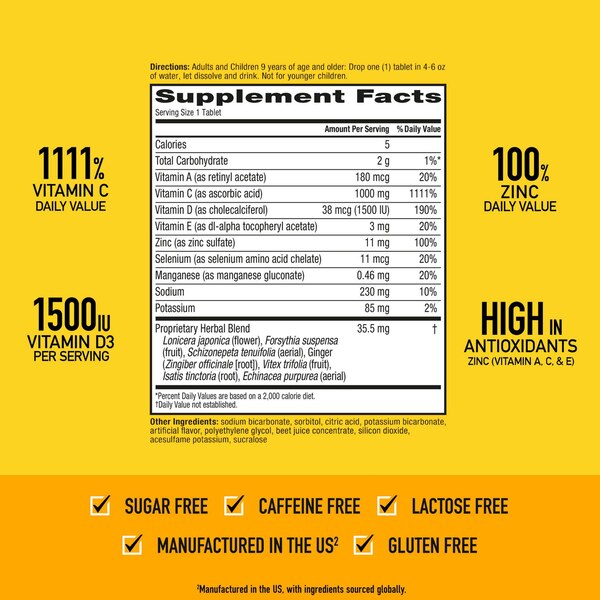 Airborne Original Vitamin C Effervescent Tablets