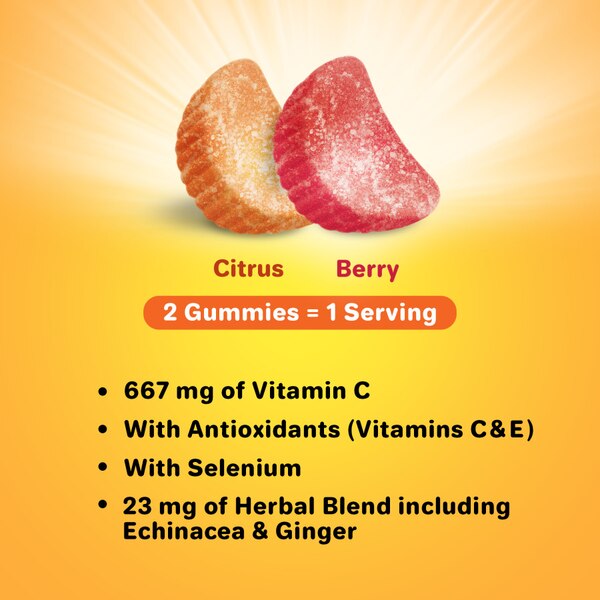 Airborne Kids Immune Support Gummies, Assorted Fruit