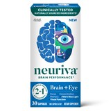 Neuriva Brain + Eye Health Capsules with Vitamins A & C, Lutein and Zeaxanthin, 30 CT, thumbnail image