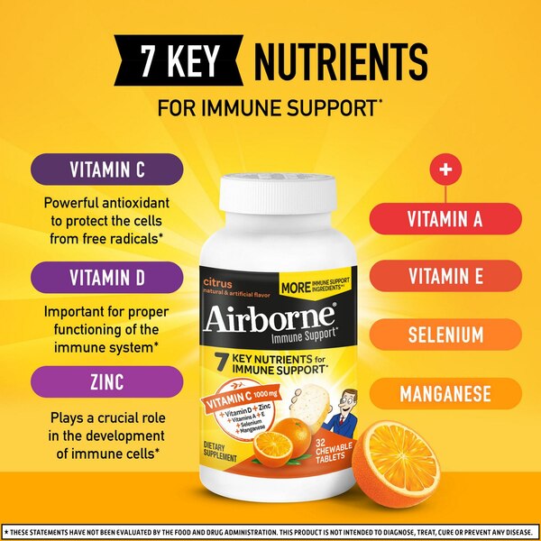 Airborne Original Vitamin C Tablets