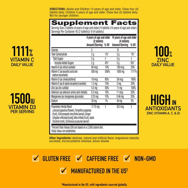 Airborne Original Vitamin C Tablets