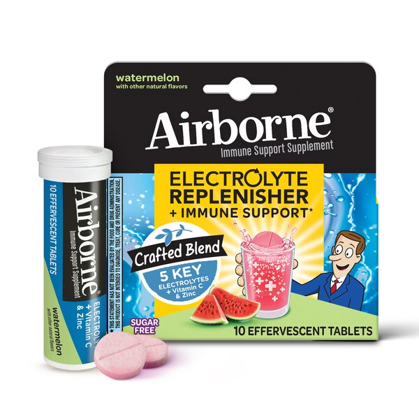 Airborne Electrolyte Replenisher Effervescent Tablets, 10 CT