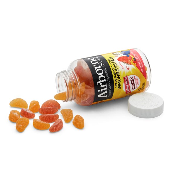 Airborne Original, Immune Support Gummies, Assorted Fruit Flavors, 63 CT