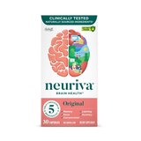 Neuriva Original Brain Support Supplement Supports Focus, Memory, Learning, Accuracy & Concentration, 30 CT, thumbnail image