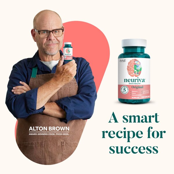 Neuriva Original - Suplemento dietario para el buen funcionamiento del cerebro, ayuda a la atención, memoria, aprendizaje, precisión y concentración, 30 u.