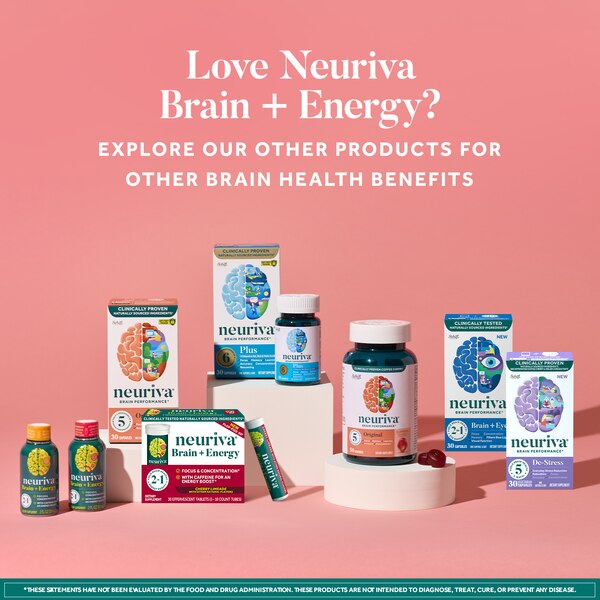 Neuriva Brain + Energy Gummies , Blackberry, 75 CT