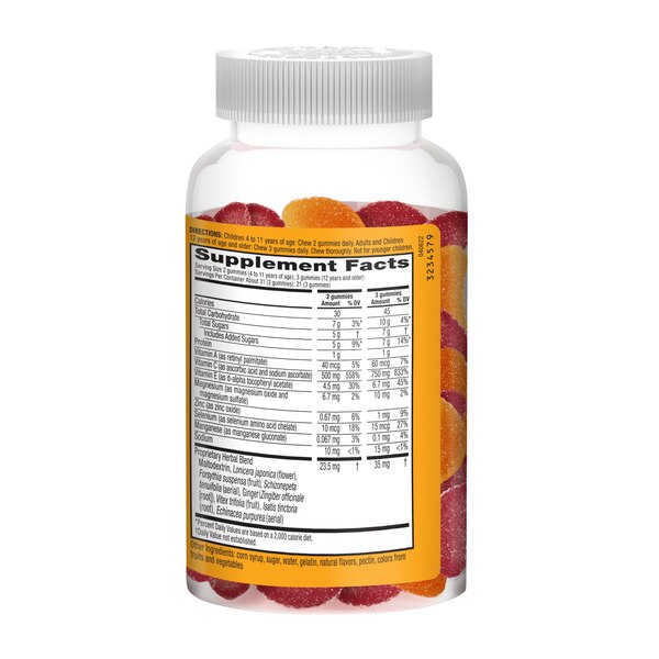 Airborne Immune Support Gummies, Mixed Fruit, 63 CT Family Pack
