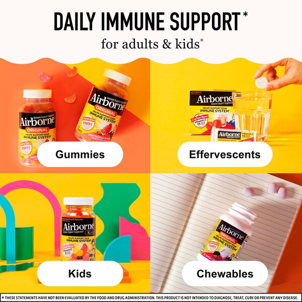 AIRBORNE® Immune Essentials - Very Berry Chews 110 ct