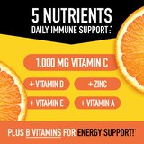 Airborne Immune Essentials, Vitamin-C 1000 MG Effervescent Tablets, Zesty Orange, 30 CT, thumbnail image