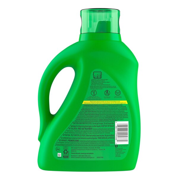 Gain 2-in-1 Ultra Oxi Liquid Laundry Detergent, Waterfall Delight Scent, 88 oz