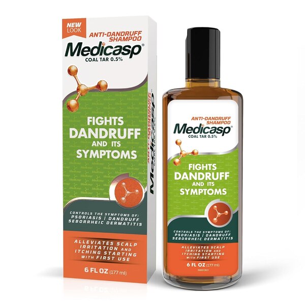 Medicasp Coal Tar Anti Dandruff Shampoo, 6 OZ