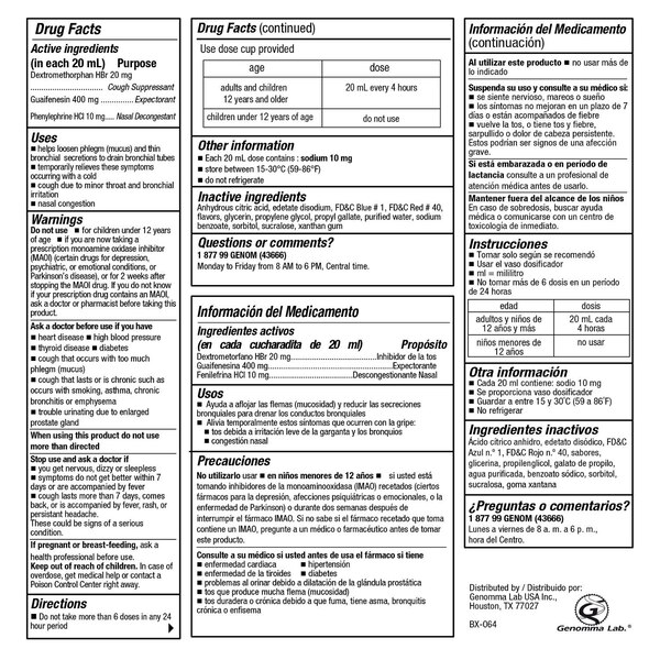 Tukol MaxAction Severe Conges&Cough DM20+GU400+PE10/20ml Liq