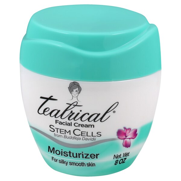 Teatrical Moisturizing Facial Cream with Stem Cells, 8 OZ