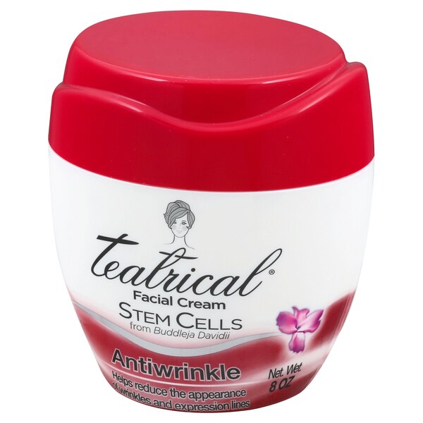 Teatrical Antiwrinkle Facial Cream, 8 OZ