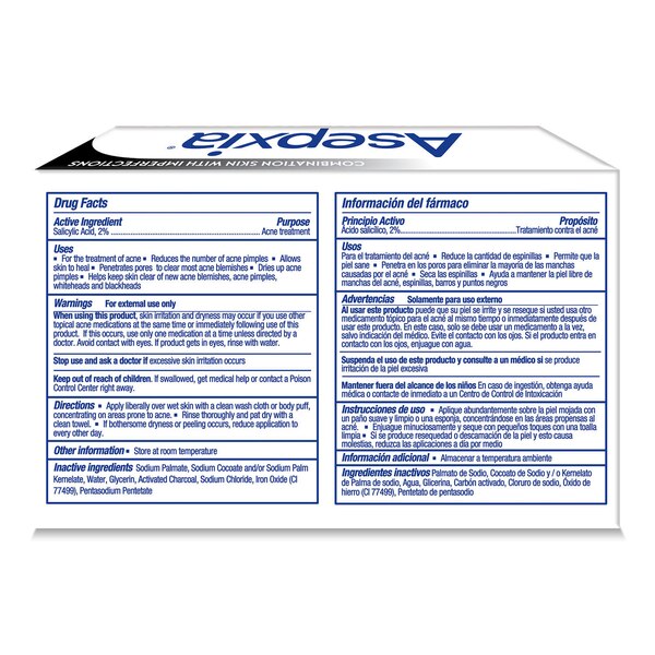 Asepxia Acne Bar Soap, 4 OZ