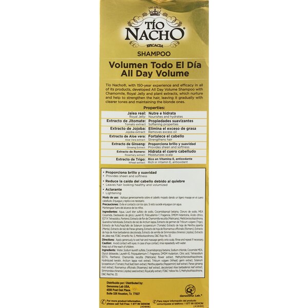 Tio Nacho Lightening Shampoo, 14 FL OZ