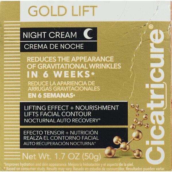 Cicatricure Gold Lift Night Cream for Gravitational Wrinkles, 1.7 OZ