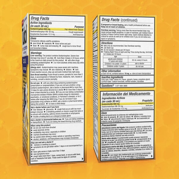 Tukol Honey Multi-Symptom Cold&Flu Night Time Relief Liquid