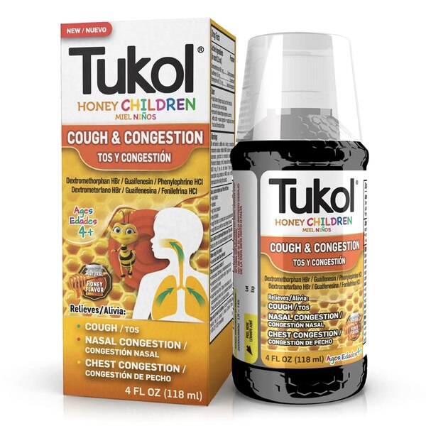 Tukol Children's Honey Cough and Congestion Relief, 4 OZ