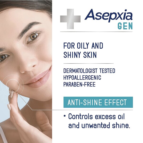 Asepxia Gen Mattifying Moisturizer Cream, 1.7 OZ