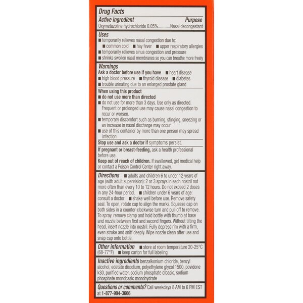 Tukol Sinus Nasal Spray, 0.5 FL OZ
