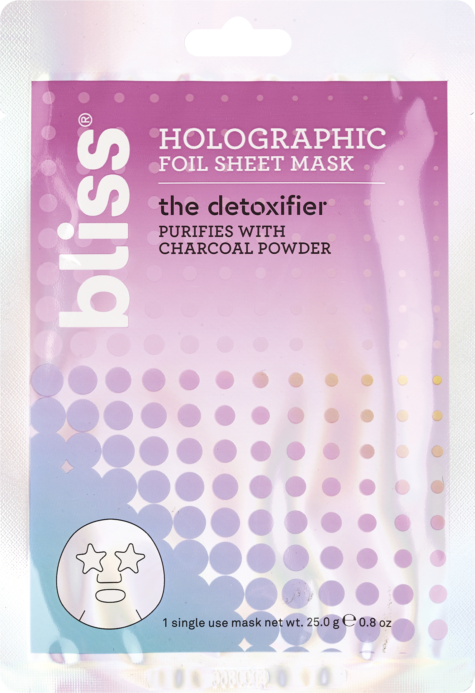 Bliss The Detoxifier - Mascarilla, lámina holográfica
