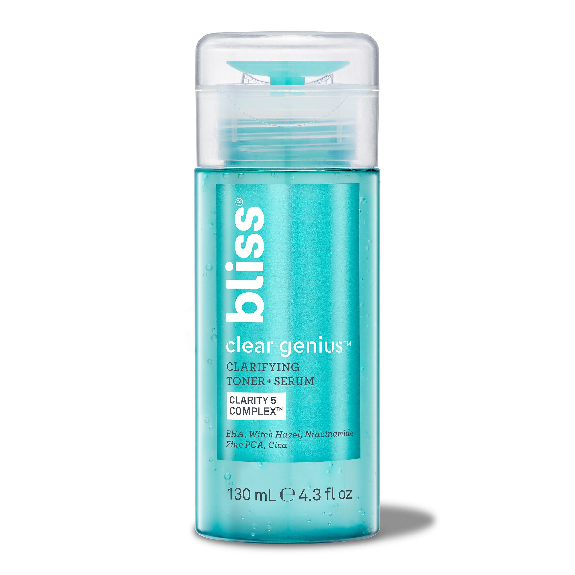 Bliss Clear Genius - Tónico y suero, 4.3 oz