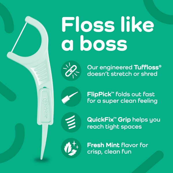 Plackers Micro Line Dental Flossers, 300 CT