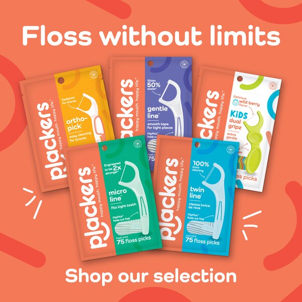 Plackers Micro Line Dental Flossers, 300 CT