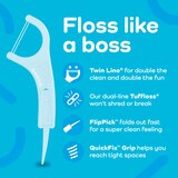Plackers Twin Line Flossers, Cool Mint, 150 CT, thumbnail image