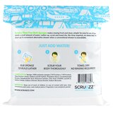 Scrubzz Rinse Free Bath Sponges 25 CT, thumbnail image