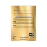 Vitamasques Recovery Collagen & Hyaluronic Acid Metallic Sheet Mask, thumbnail image