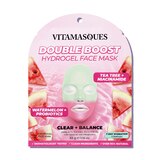 Vitamasques Double Boost Clear + Balance Hydrogel Face Mask, thumbnail image