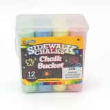 Creative Kids 12-Piece Sidewalk Chalk Bucket, thumbnail image