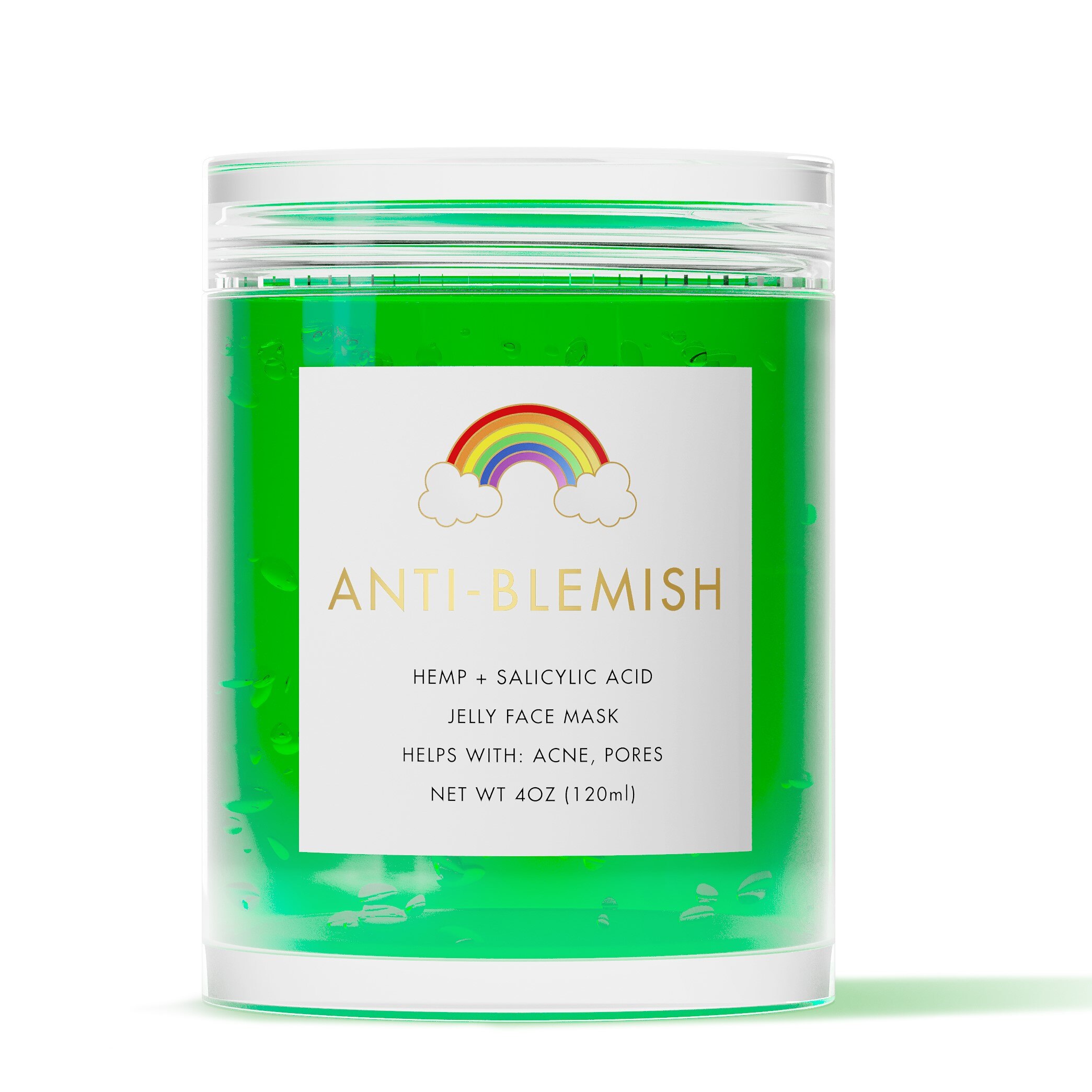 Rainbow ANTI-BLEMISH Jelly Face Mask, 4 OZ