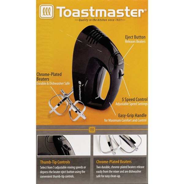 Toastmaster 5-Speed Hand Mixer